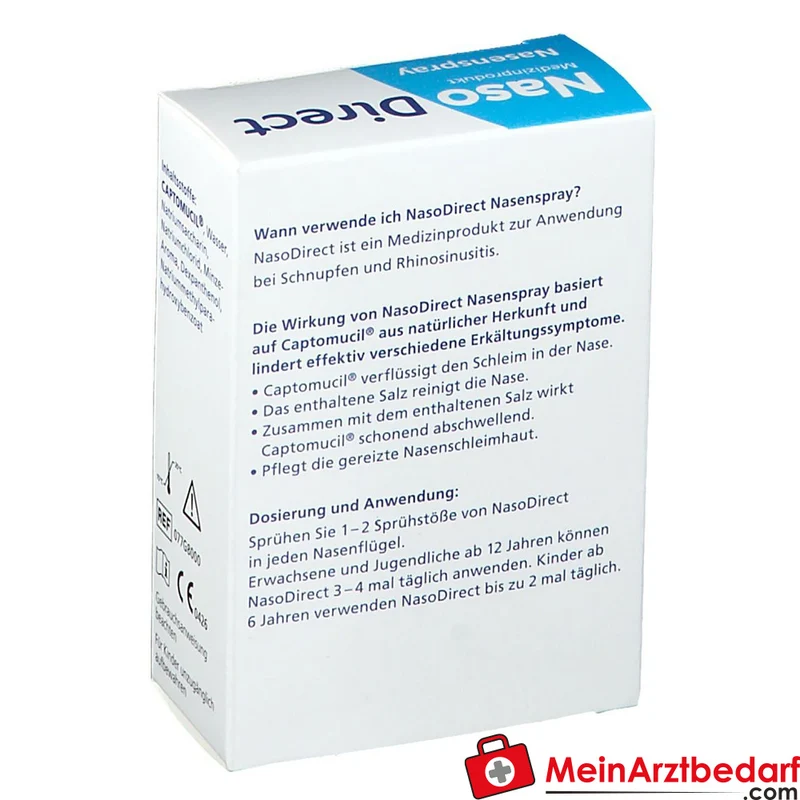 NasoDirect Nasenspray Dexpanthenol, Poliglusam, Natriumchlorid 20 ml
