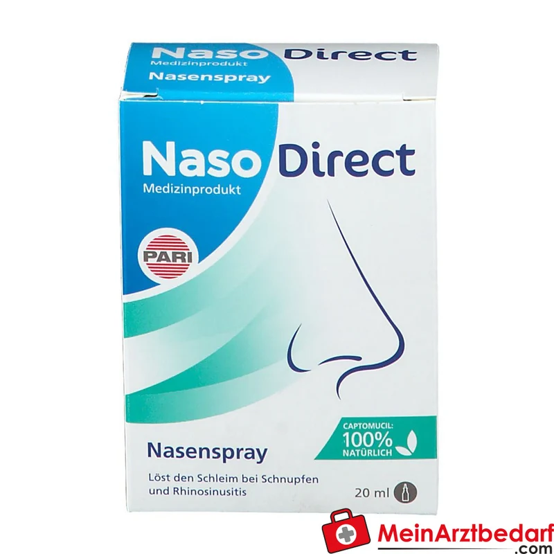 NasoDirect Nasenspray Dexpanthenol, Poliglusam, Natriumchlorid 20 ml