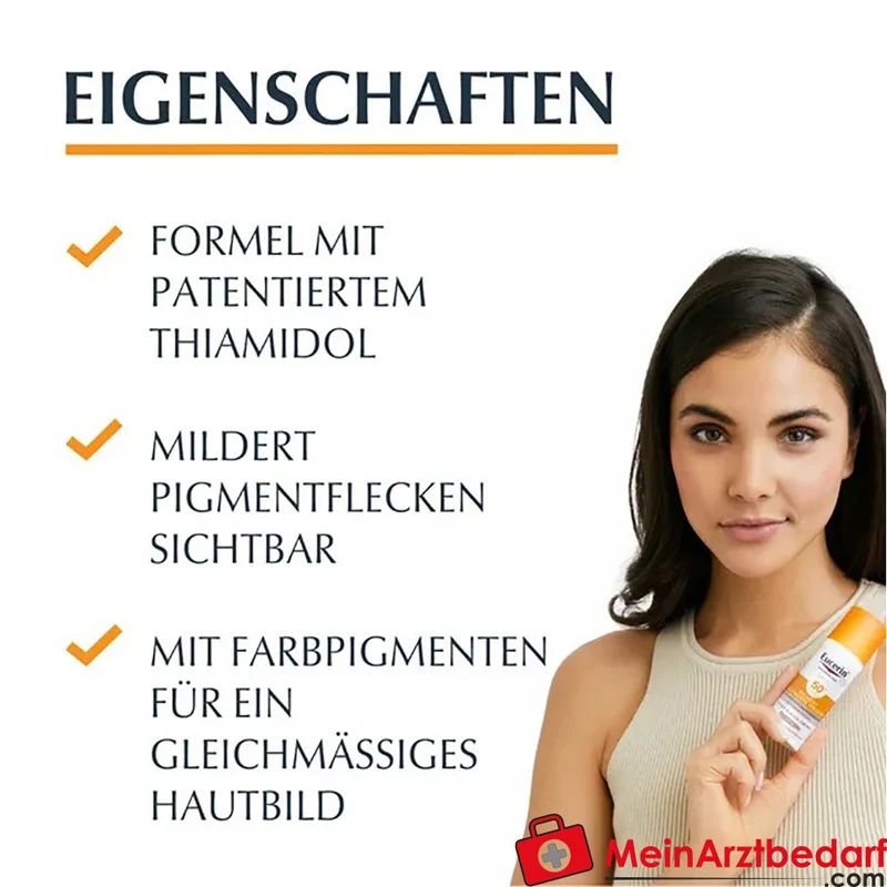 Eucerin Pigment Control Tinted Face Gel-Creme mit Thiamidol LSF 50+ 50 ml
