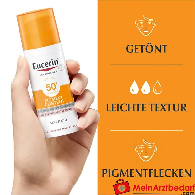 Eucerin Pigment Control Tinted Face Gel-Creme mit Thiamidol LSF 50+ 50 ml