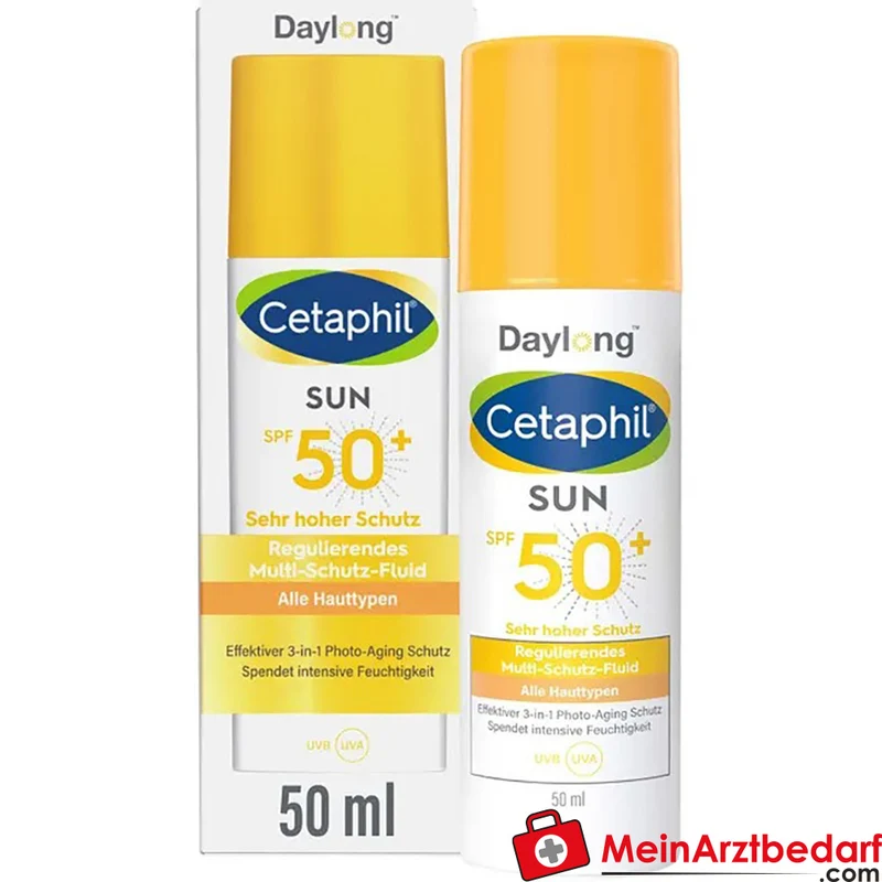 CETAPHIL SUN Regulierendes Multi-Schutz-Fluid SPF 50+ Gesichts-Sonnenschutz 50 ml