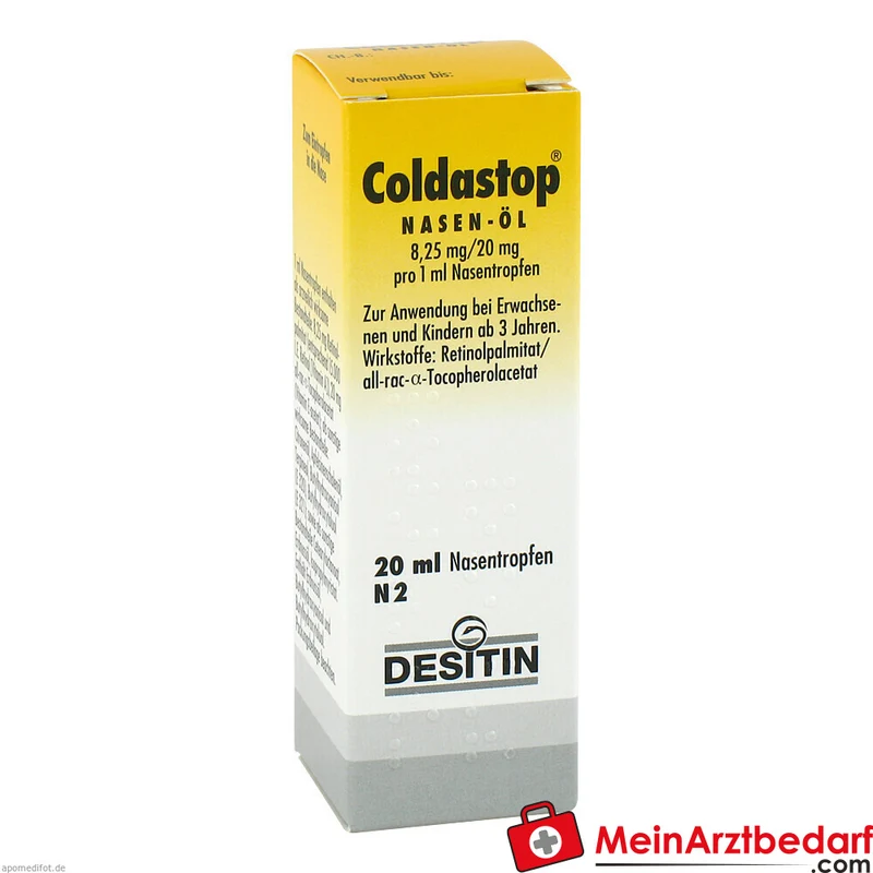 Coldastop Nasen-Öl vitaminhaltig Tropfflasche 20 ml