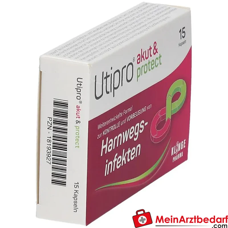 Utipro akut und protect Xyloglucan 100 mg, Gelose 50 mg Kapseln 15 Stück