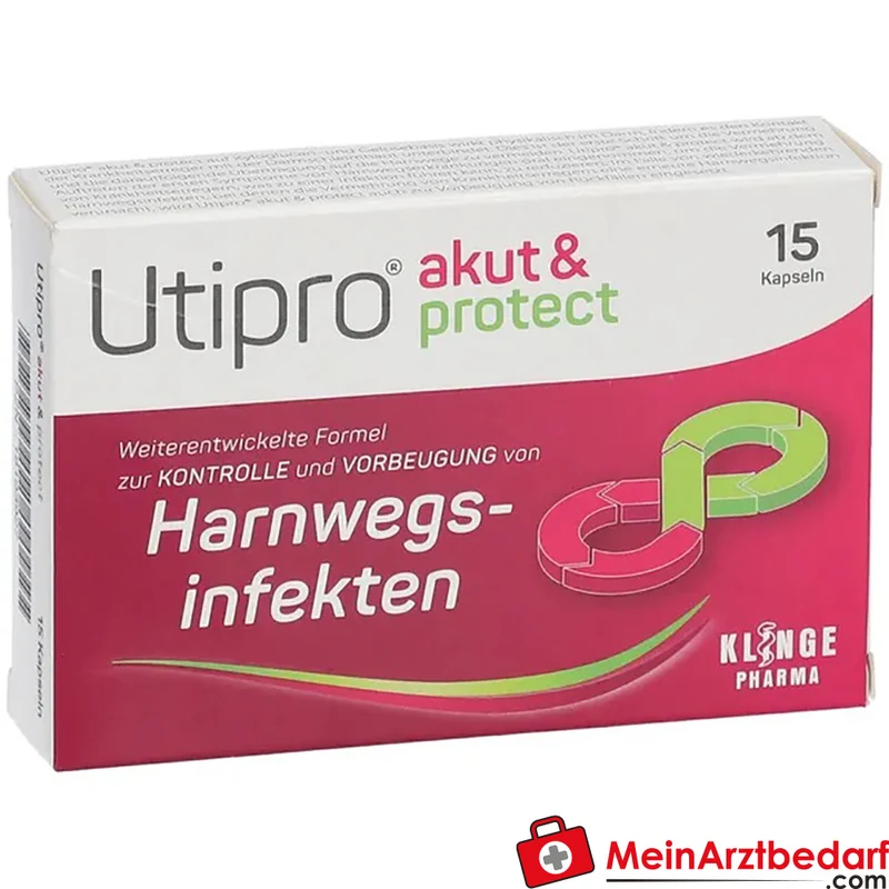 Utipro akut und protect Xyloglucan 100 mg, Gelose 50 mg Kapseln 15 Stück