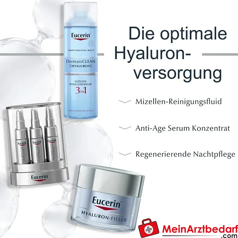 Eucerin Hyaluron-Filler Tagespflege Hyaluronsäure LSF 15 Creme 50 ml für normale bis Mischhaut