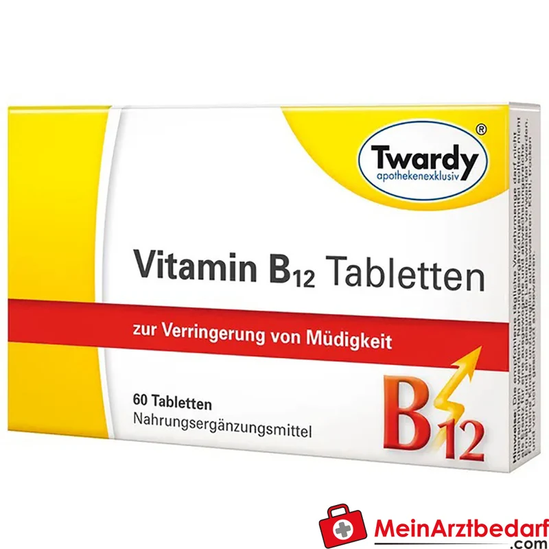 Twardy® Vitamin B12 30 µg (Cyanocobalamin) Tabletten 60 Stück