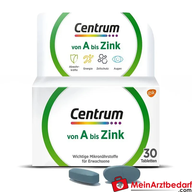 Centrum Von A bis Zink Multivitamin-Mineralstoff Tabletten 30 Stück