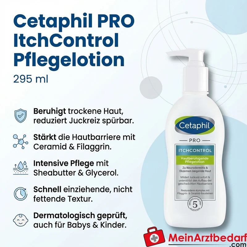 CETAPHIL PRO ItchControl Pflegelotion Dexpanthenol Nicotinamid 295 ml