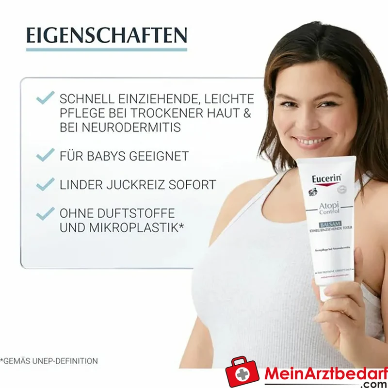 Eucerin AtopiControl beruhigender Balsam Licochalcone A & Ceramid 3 400 ml