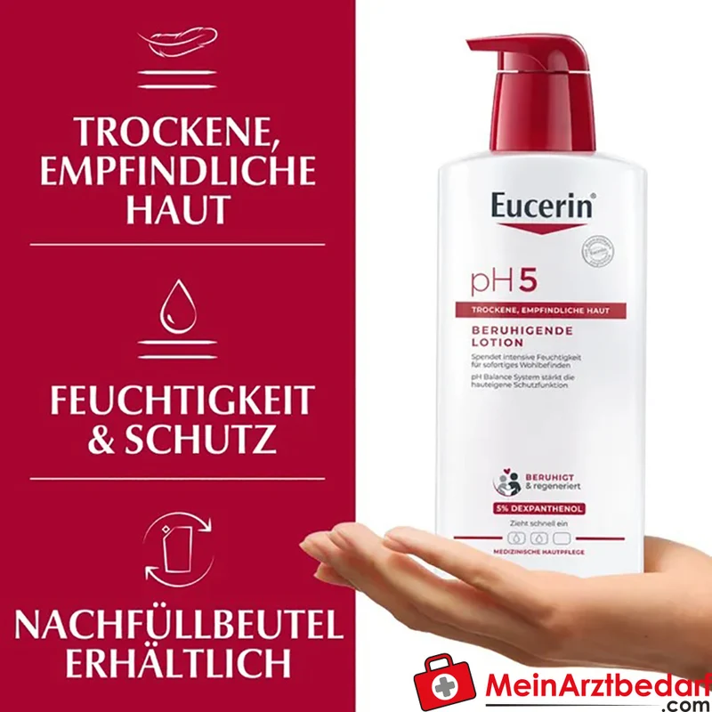 Eucerin pH5 Lotion Körperlotion 400 ml für empfindliche, trockene Haut