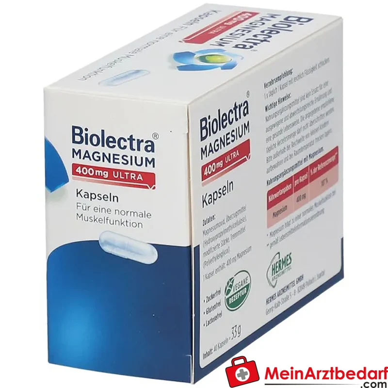 Biolectra Magnesium 400 mg ultra Kapseln 40 Stück
