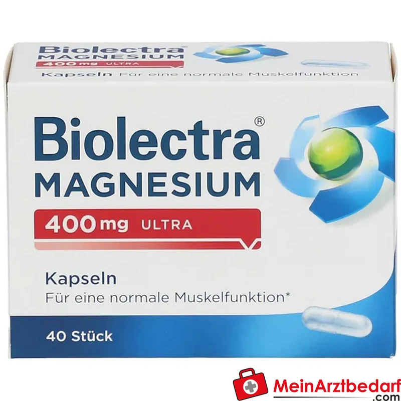 Biolectra Magnesium 400 mg ultra Kapseln 40 Stück