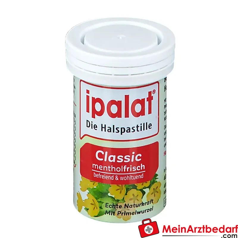 ipalat Halspastillen classic mit Primelwurzel und Menthol 40 Stück