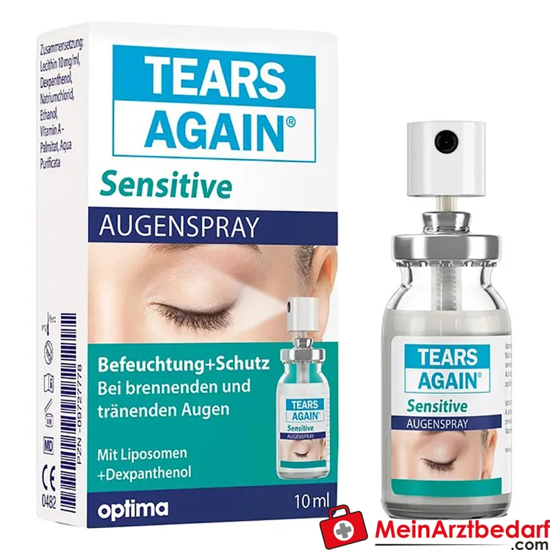 Tears Again Sensitive Augenspray Dexpanthenol, Retinolpalmitat 10 ml