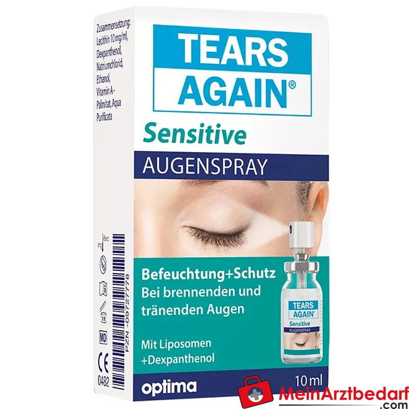 Tears Again Sensitive Augenspray Dexpanthenol, Retinolpalmitat 10 ml
