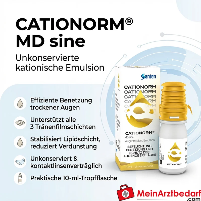 Cationorm MD sine Augentropfen 10 ml