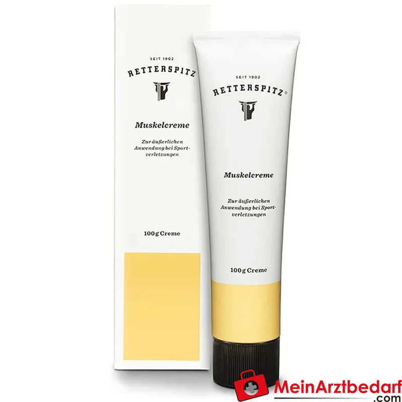 RETTERSPITZ Muskelcreme mit Menthol, Muskatnuss- & Rosmarinöl 100 g