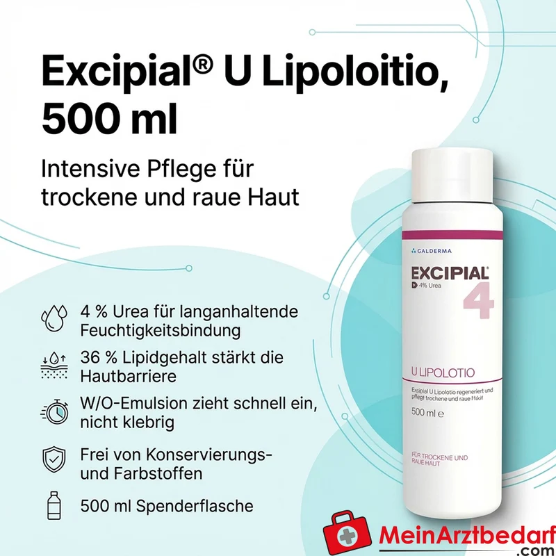 Excipial U Lipolotio 4% Urea Lotion 500 ml