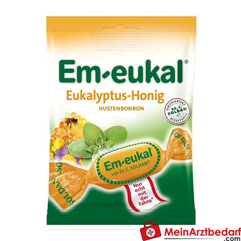 Em-eukal Eukalyptus-Honig Eukalyptusöl, Menthol Bonbons 75 g