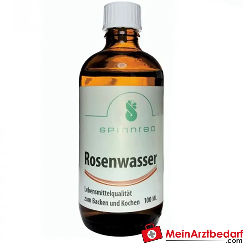 Spinnrad Rosenwasser 100 ml Flasche zum Backen und Kochen