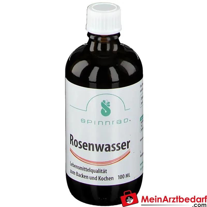 Spinnrad Rosenwasser 100 ml Flasche zum Backen und Kochen