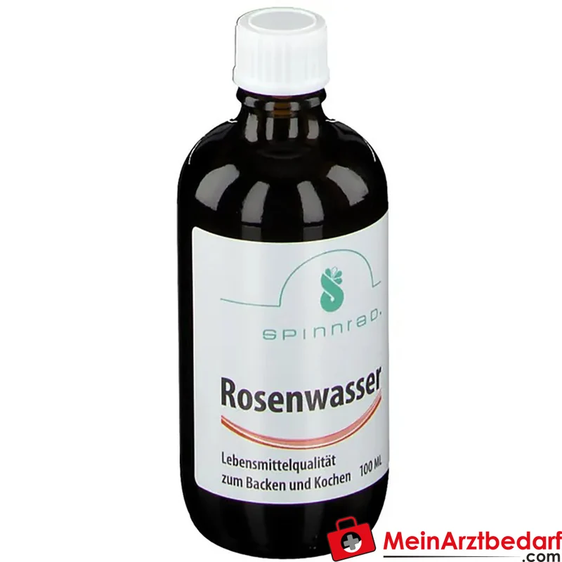 Spinnrad Rosenwasser 100 ml Flasche zum Backen und Kochen