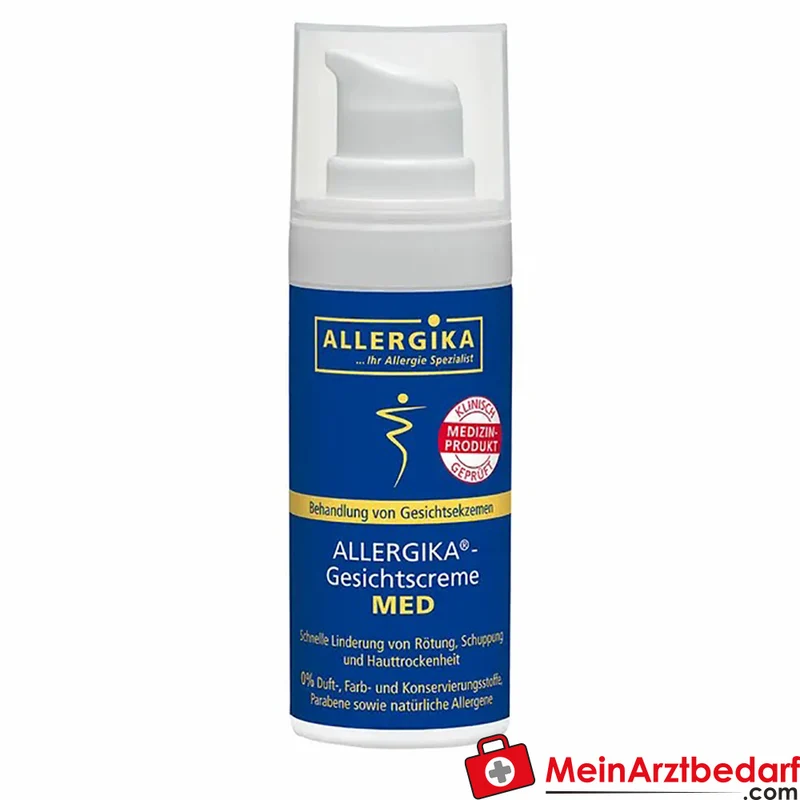 ALLERGIKA Gesichtscreme MED mit Ceramid 3 und Panthenol Creme 50 ml