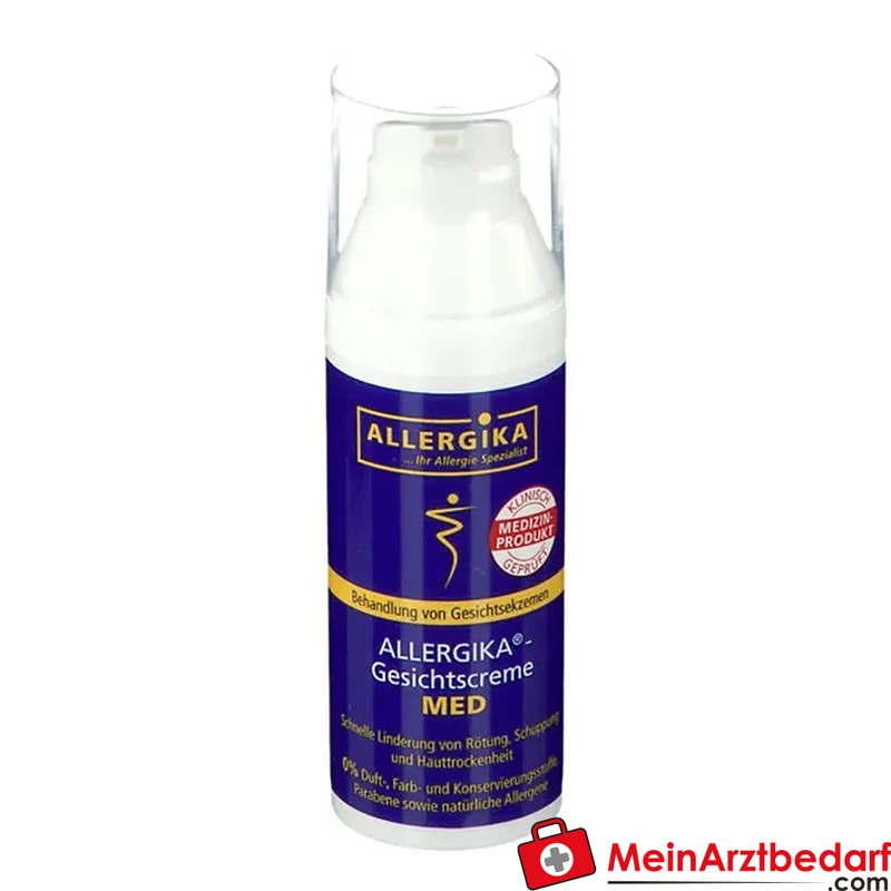ALLERGIKA Gesichtscreme MED mit Ceramid 3 und Panthenol Creme 50 ml