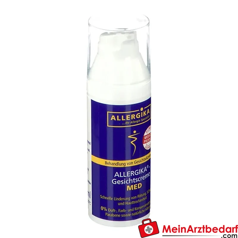 ALLERGIKA Gesichtscreme MED mit Ceramid 3 und Panthenol Creme 50 ml