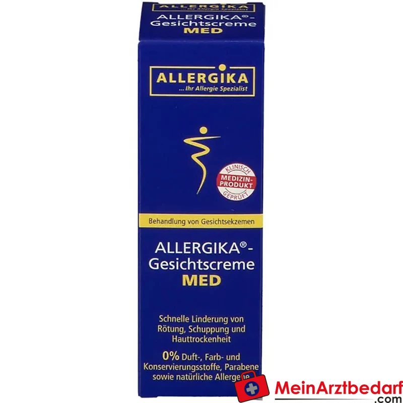 ALLERGIKA Gesichtscreme MED mit Ceramid 3 und Panthenol Creme 50 ml