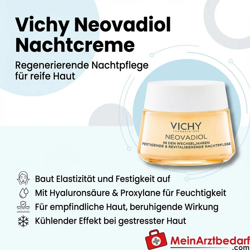 Vichy Neovadiol Festigende Nachtcreme mit Hyaluronsäure & Proxylane 50 ml
