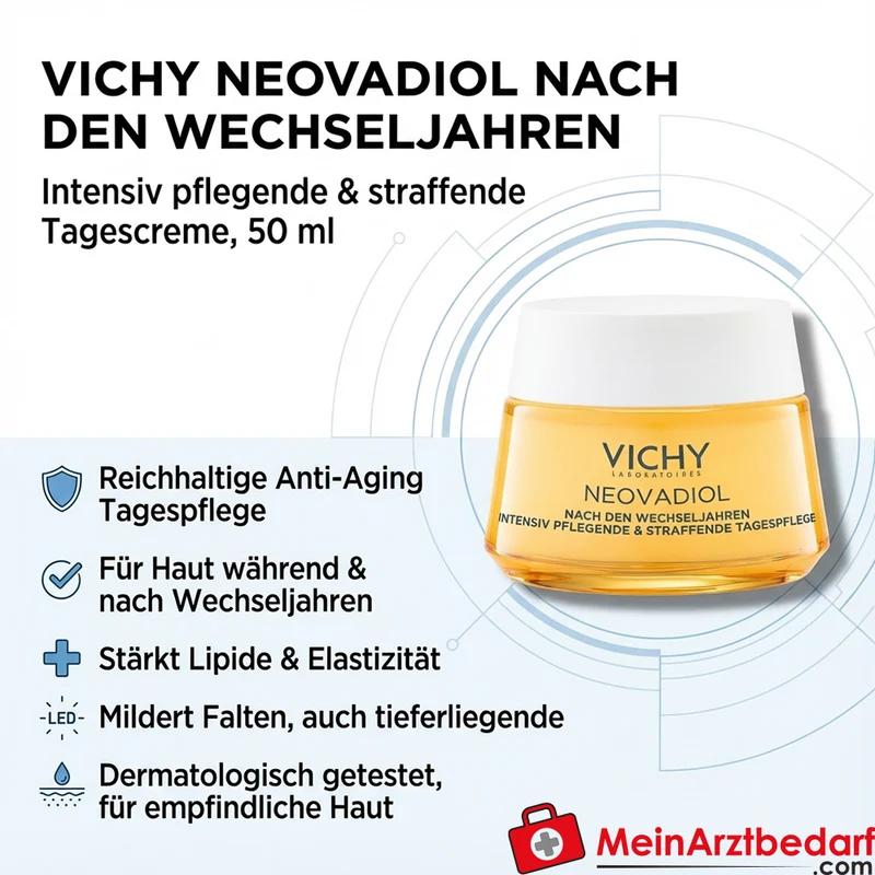 Vichy Neovadiol Intensiv Pflegende und Straffende Tagescreme mit Proxylane und Niacinamid 50 ml