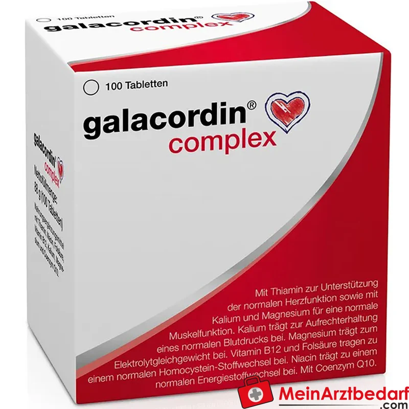 galacordin® complex Coenzym Q10 und B‑Vitamine Tabletten 100 Stück