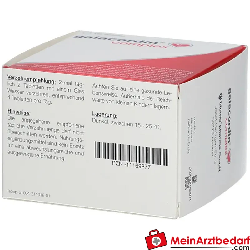 galacordin® complex Coenzym Q10 und B‑Vitamine Tabletten 100 Stück