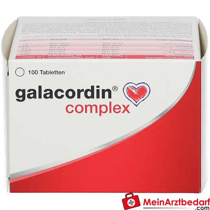 galacordin® complex Coenzym Q10 und B‑Vitamine Tabletten 100 Stück
