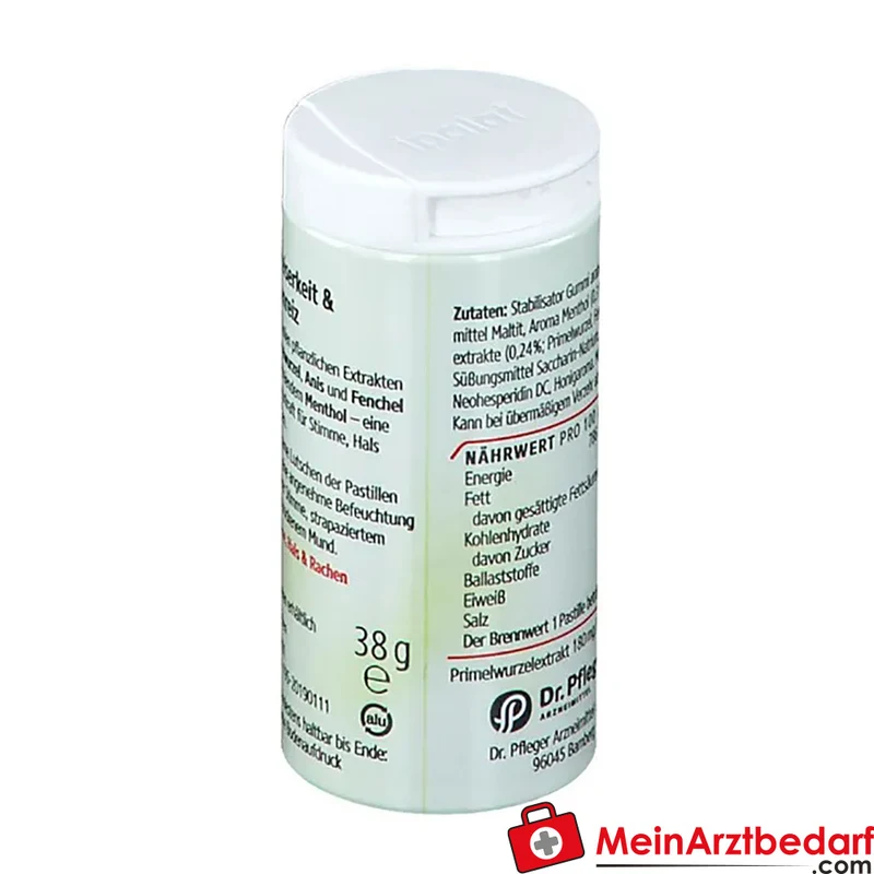 ipalat Halspastillen zuckerfrei mit Primelwurzel-Extrakt und Menthol 40 St.