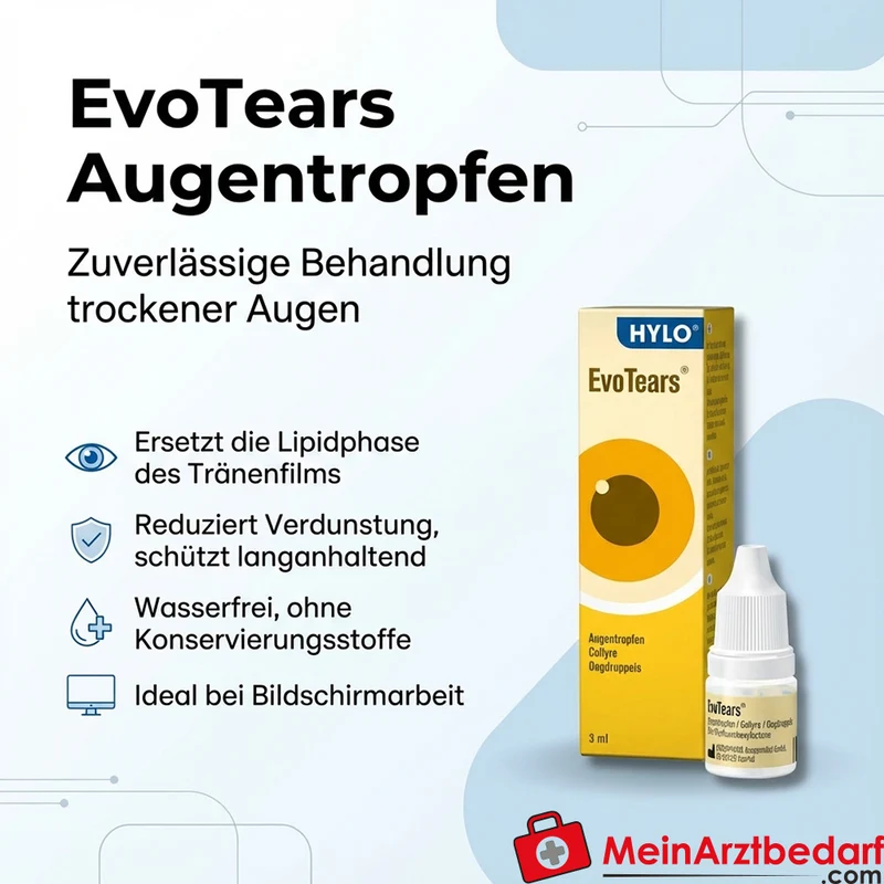 EvoTears Augentropfen 1-(Perfluorhexyl)octan wasserfrei 3 ml