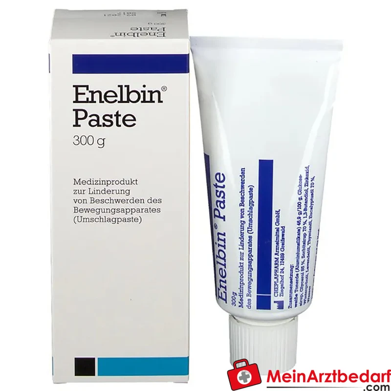 Enelbin Paste Umschlagpaste mit Aluminiumsilikaten und Zinkoxid 300 g