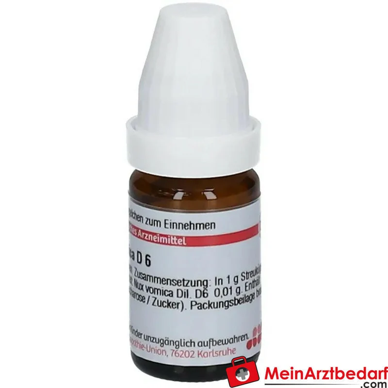 DHU Nux vomica D6 Globuli 10 g