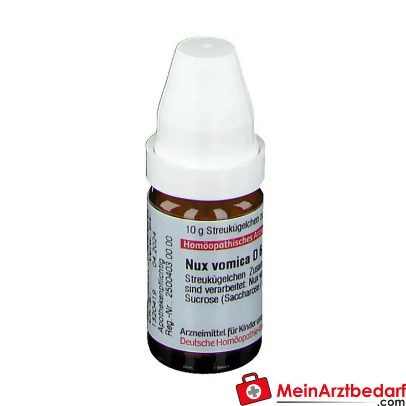 DHU Nux vomica D6 Globuli 10 g
