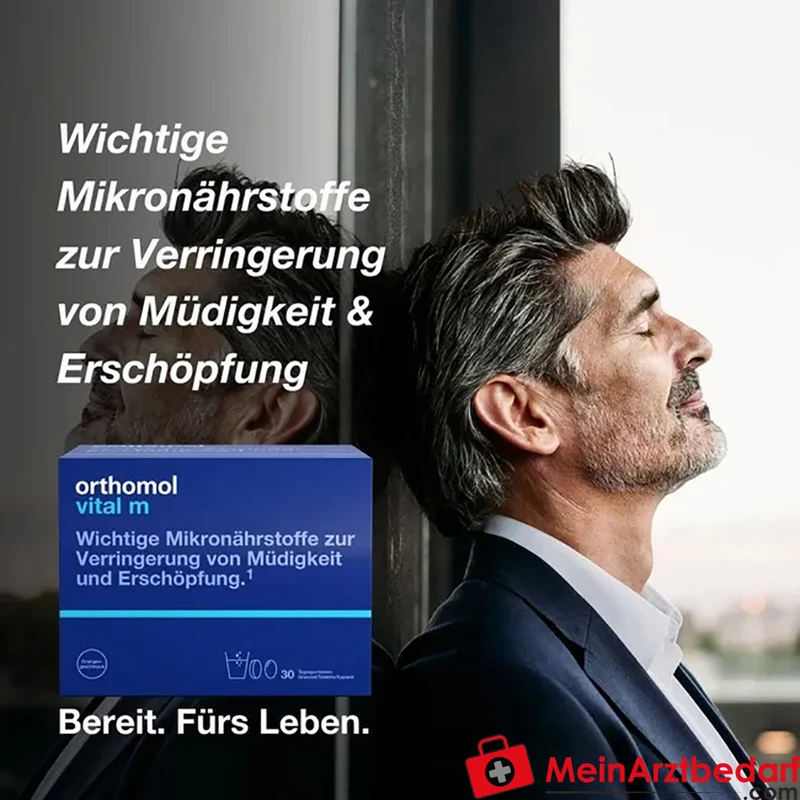 Orthomol Vital m Multivitamin mit B‑Vitaminen und Omega‑3 Granulat/Tabletten/Kapseln 30 St.