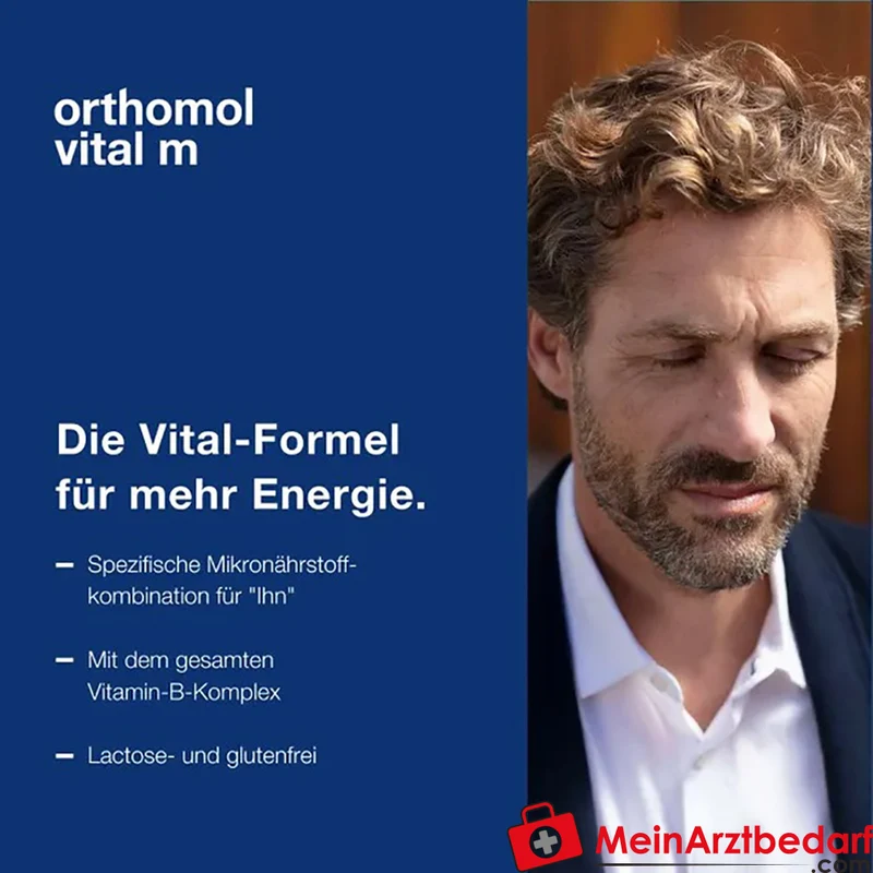 Orthomol Vital m Multivitamin mit B‑Vitaminen und Omega‑3 Granulat/Tabletten/Kapseln 30 St.