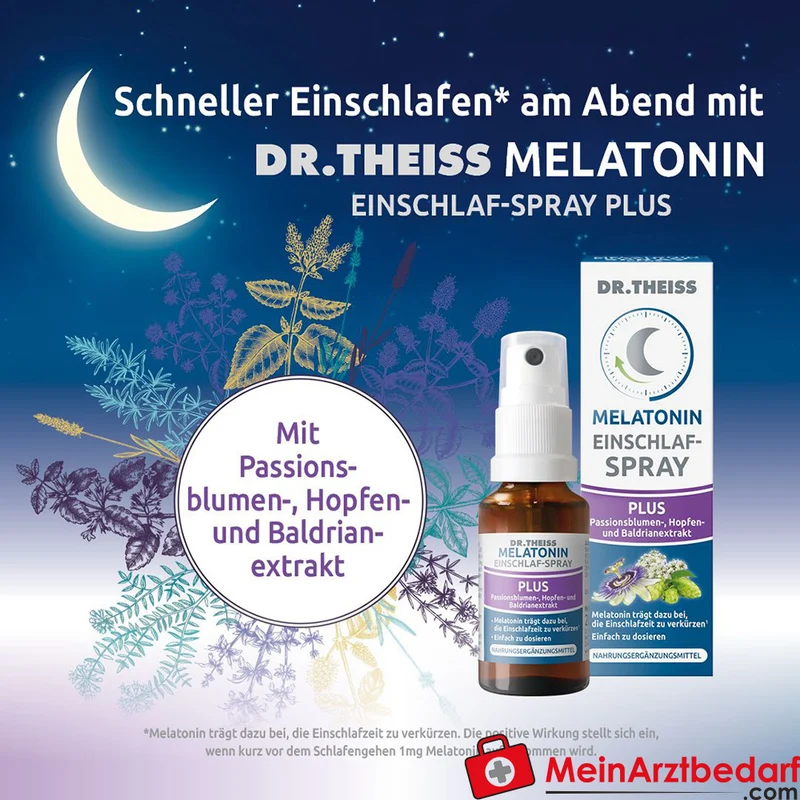 DR. THEISS Melatonin Einschlaf‑Spray 0,17% 20 ml