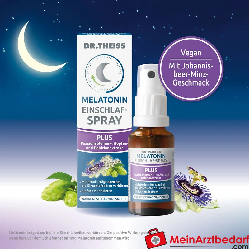 DR. THEISS Melatonin Einschlaf‑Spray 0,17% 20 ml