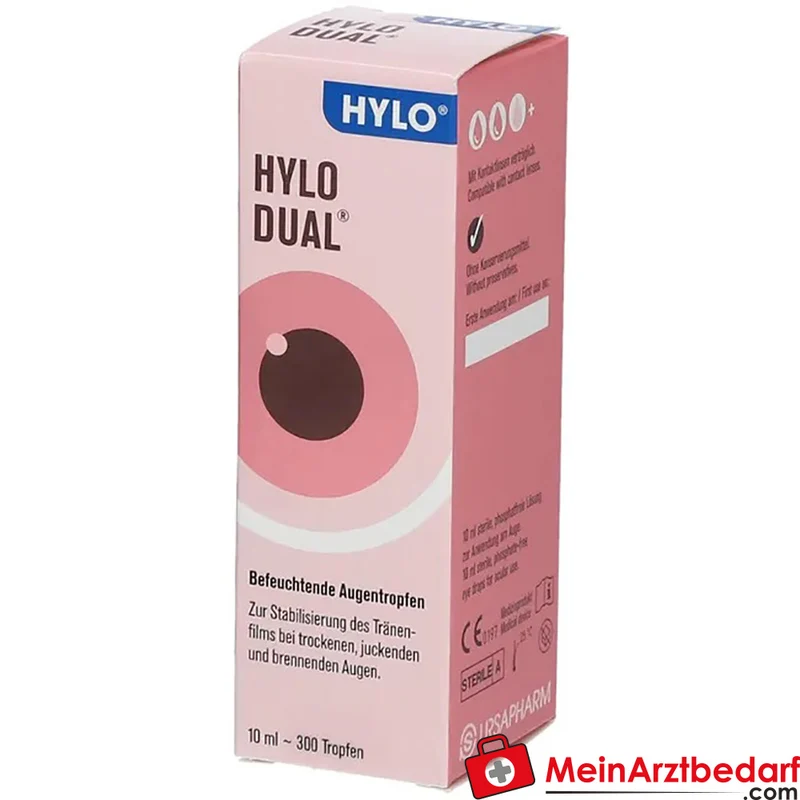 HYLO-DUAL Augentropfen 2% Ectoin und 0,05% Hyaluronsäure 10 ml