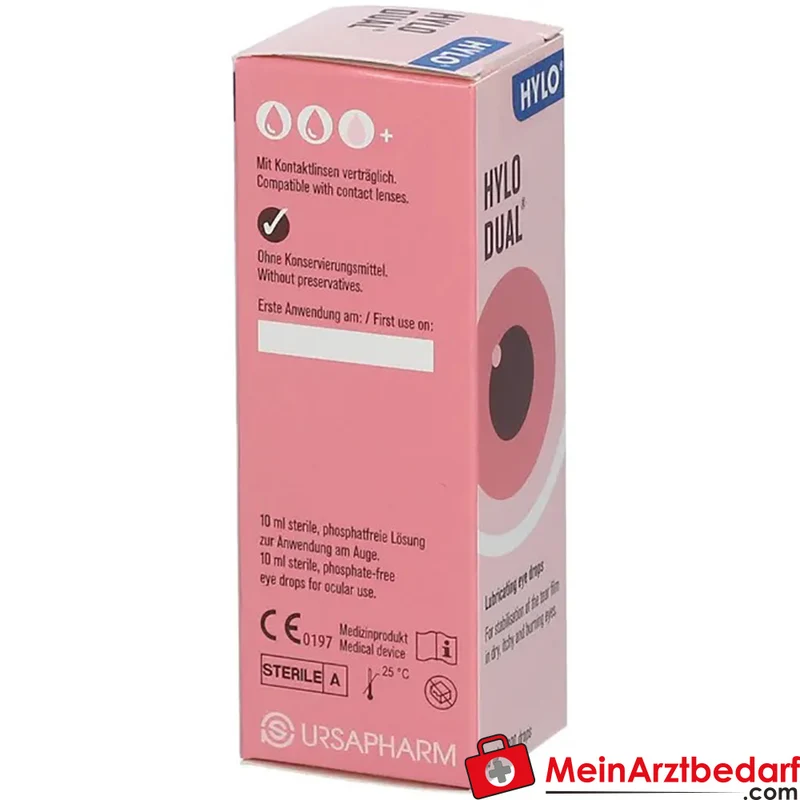 HYLO-DUAL Augentropfen 2% Ectoin und 0,05% Hyaluronsäure 10 ml