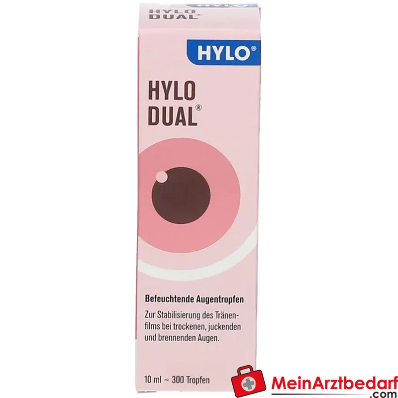 HYLO-DUAL Augentropfen 2% Ectoin und 0,05% Hyaluronsäure 10 ml