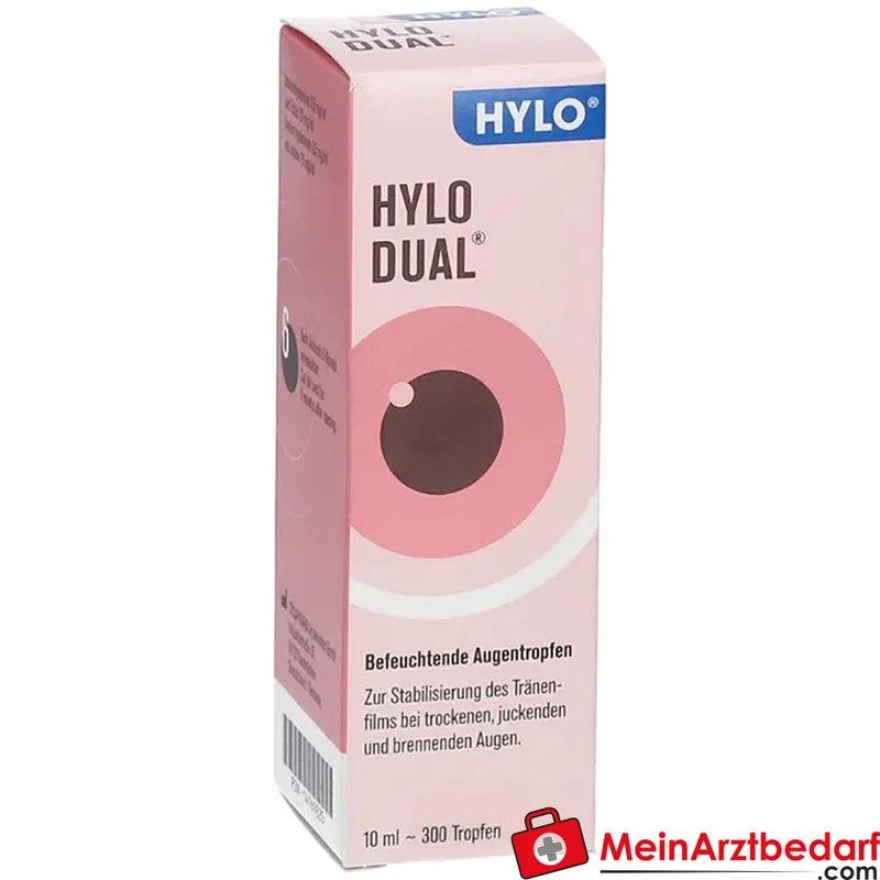 HYLO-DUAL Augentropfen 2% Ectoin und 0,05% Hyaluronsäure 10 ml