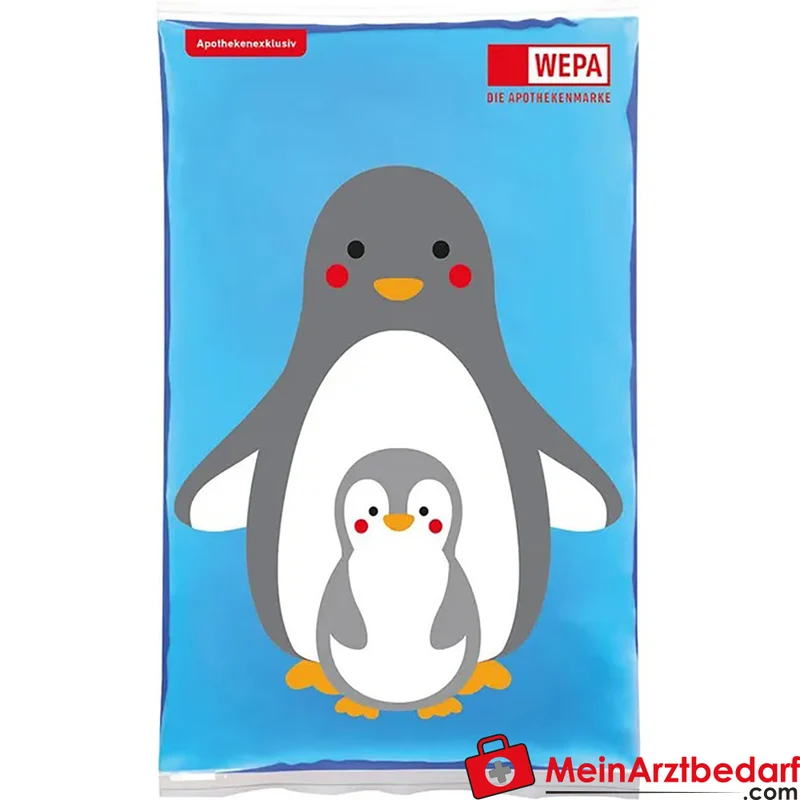 WEPA Kalt-Warmkompresse Pinguin 8,5 x 14,5 cm wiederverwendbare Gel-Kompresse 1 Stück