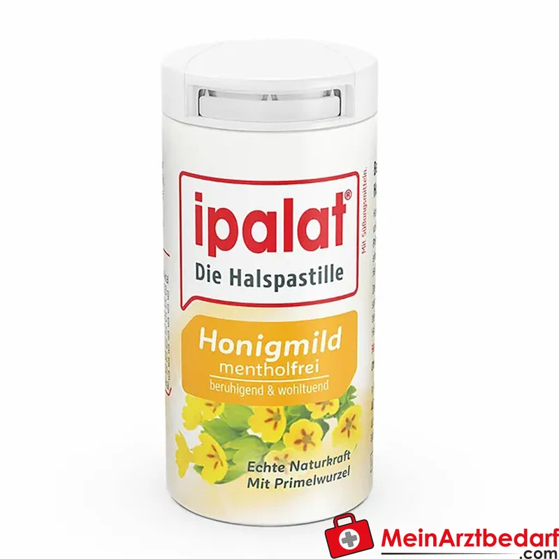 ipalat Honigmild mentholfrei Halspastillen ohne Zucker 40 Stück